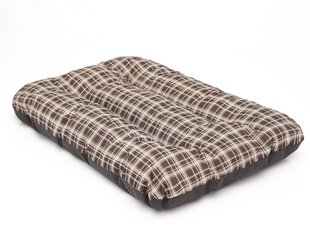 Hobbydog подушка Eco Prestige R3, 115x80x12 см, коричневая в клетку цена и информация | Лежаки, домики | kaup24.ee