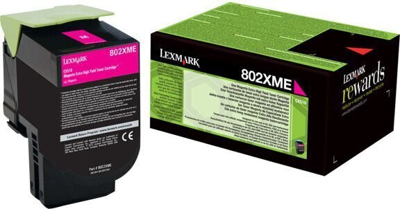 Lexmark 80C2XME (802XM) Toner cartridge, цена и информация | Laserprinteri toonerid | kaup24.ee