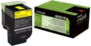 Lexmark 80C2XYE (802XY) Toner cartridge, hind ja info | Laserprinteri toonerid | kaup24.ee