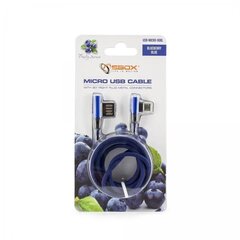 Sbox USB-MICRO-90BL, USB - MicroUSB 90 M/M, 1.5m hind ja info | Mobiiltelefonide kaablid | kaup24.ee