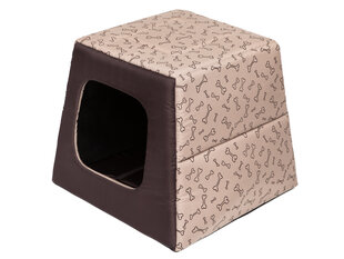 Hobbydog конура-лежак Пирамида R1, песочная/коричневая цена и информация | Лежаки, домики | kaup24.ee