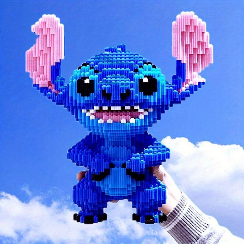 Disney Stitch 3D Pusle Klotsid - Anime-Insipreeritud ühendatavad klotsid loovale mängule ja kaunistamiseks, hariduslik mänguasi pidudele ja kingitusteks. цена и информация | Õmblustarvikud | kaup24.ee