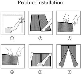 EXTSUD Magnetvõrk uksele, 140x240 cm, valge hind ja info | Sääsevõrgud, putukavõrgud | kaup24.ee