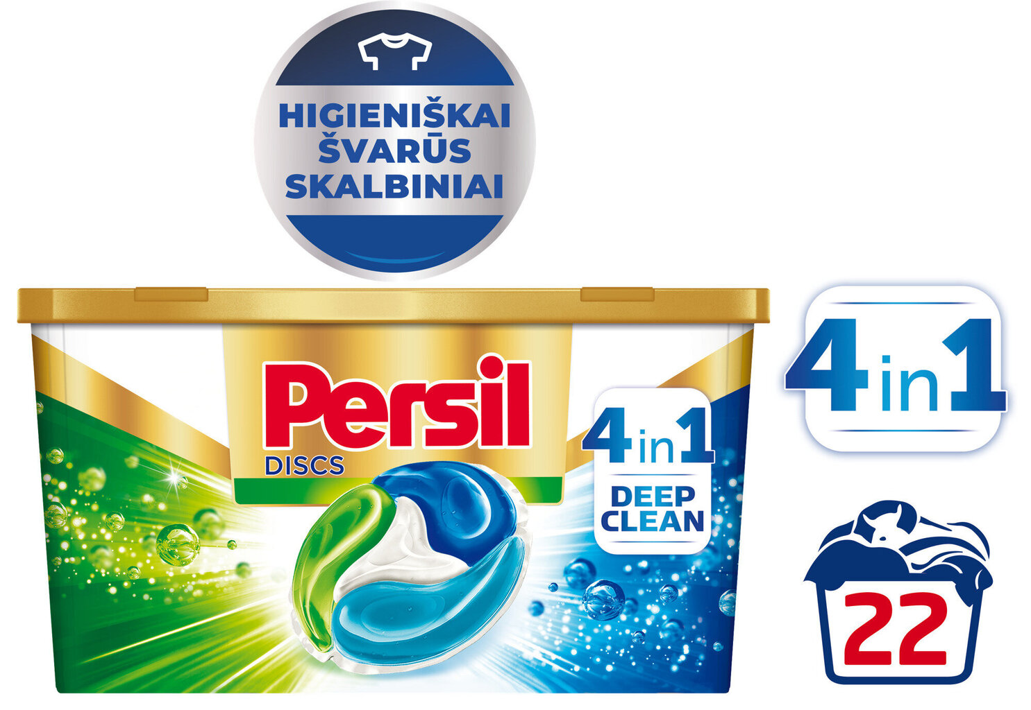 Pesukapslid Persil White, 22 pesukorda hind ja info | Pesuvahendid | kaup24.ee