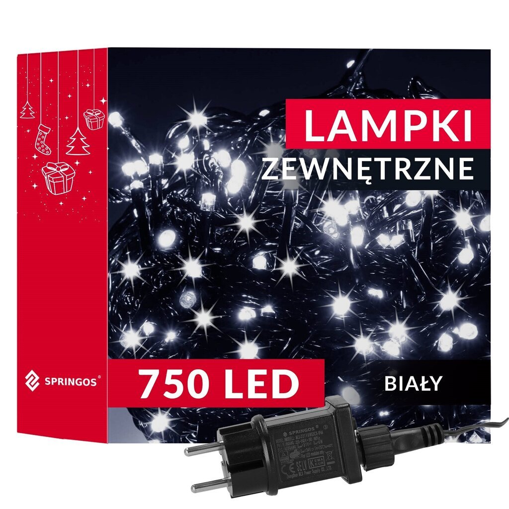 Jõulutuled Springos CL4092 750 Led 40 m цена и информация | Jõulutuled | kaup24.ee