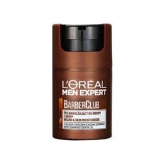 L´Oréal Paris Drėkinamasis kremas barzdai ir odai Men Expert Barber Club (Beard - Skin Moisturiser) 50 ml цена и информация | Косметика и средства для бритья | kaup24.ee