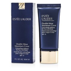 Jumestuskreem Estee Lauder Double Wear Maximum Cover SPF15 30 ml, 3N1 Ivory Beige hind ja info | Jumestuskreemid, puudrid | kaup24.ee