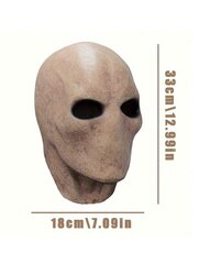 Маска безликого Slenderman Electronics LV-120549, бежевый, 1 шт цена и информация | Карнавальные костюмы | kaup24.ee