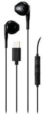 Nööpkõrvaklapid mikrofoniga C210, USB-C, must цена и информация | Наушники | kaup24.ee