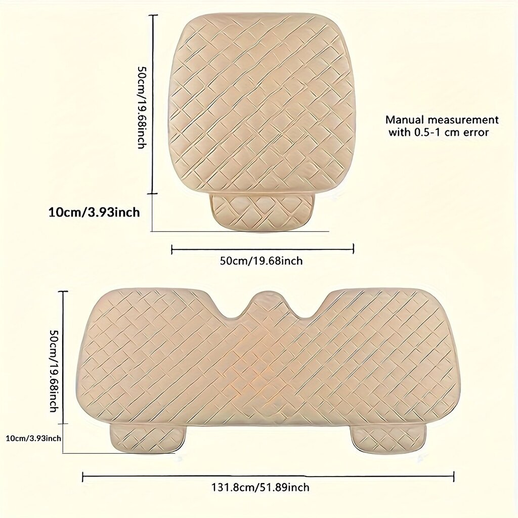 '1tk Universaalne Linane Auto Istmekate Taskuga, Hingav Kaitsepadja' hind ja info | Istmekatted | kaup24.ee