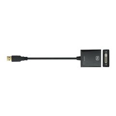 LogiLink — адаптер USB3.0 на DVI цена и информация | Адаптеры и USB-hub | kaup24.ee