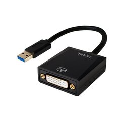 LogiLink — адаптер USB3.0 на DVI цена и информация | Адаптеры и USB-hub | kaup24.ee