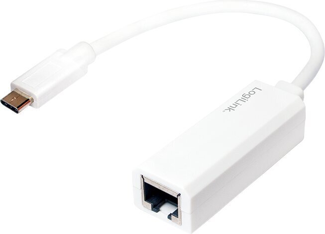 LogiLink - Adapter Gigabit Ethernet do USB-C цена и информация | USB jagajad, adapterid | kaup24.ee