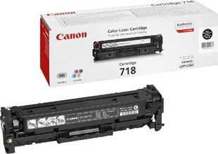 Оригинальный тонер Canon 718 Black 3400 lk цена и информация | Картриджи и тонеры | kaup24.ee