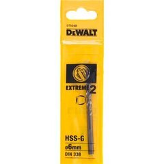 Puur Dewalt HSS 6mm (DT5048-QZ) hind ja info | Käsitööriistad | kaup24.ee