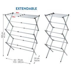 Artmoon riidekuivatusrest Gobi, 75x37x105 cm hind ja info | ArtMoon Kodutarbed | kaup24.ee