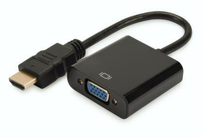 Digitus HDMI Audio Video Adapter Type A VGA-le, FHD, 3.5mm audio hind ja info | USB jagajad, adapterid | kaup24.ee