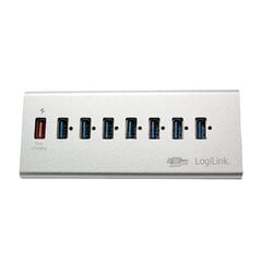 USB-концентратор LogiLink UA0228 цена и информация | Адаптеры и USB-hub | kaup24.ee