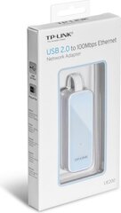 TP-Link UE200 100Mb/s Ethernet võrgukaart USB 2.0 цена и информация | Адаптеры и USB-hub | kaup24.ee