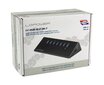 LC-Power LC-HUB-ALU-2B-7 цена и информация | USB jagajad, adapterid | kaup24.ee