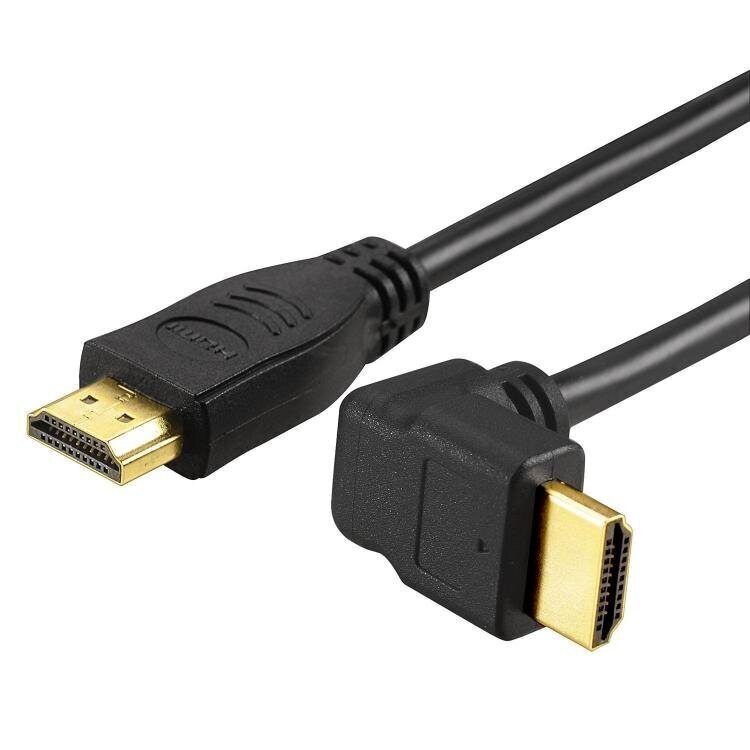 Sbox HDMI-90-15, HDMI - HDMI 1.4 M/M 90, 1.5m hind ja info | Kaablid ja juhtmed | kaup24.ee