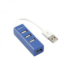 Sbox H-204BL, 4xUSB hind ja info | USB jagajad, adapterid | kaup24.ee