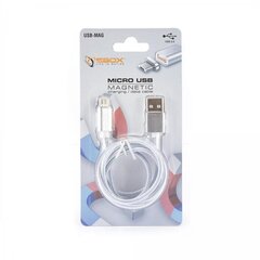 Sbox MAGNETIC-MUSB, Magnetic USB->Micro USB M/M, 1m hind ja info | Mobiiltelefonide kaablid | kaup24.ee