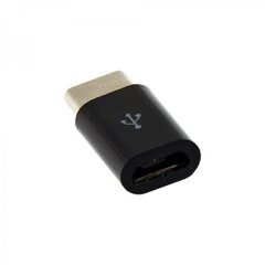 Sbox Micro USB 2.0 F. -&gt; TYPE C M. белый AD.USB-C W цена и информация | Адаптер Aten Video Splitter 2 port 450MHz | kaup24.ee