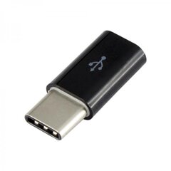 Sbox Micro USB 2.0 F. -&gt; TYPE C M. черный AD.USB-C B цена и информация | Адаптеры и USB-hub | kaup24.ee