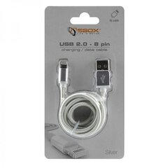 Sbox IPH7-S, USB 2.0 - 8-Pin, 1.5 m hind ja info | Mobiiltelefonide kaablid | kaup24.ee