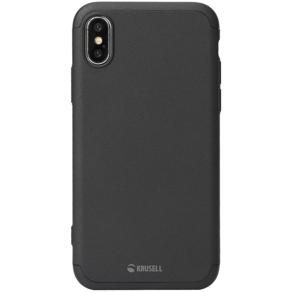 Telefoniümbris Krusell Arvika 3.0 Cover, sobib Apple iPhone X/XS, must hind ja info | Telefoni kaaned, ümbrised | kaup24.ee