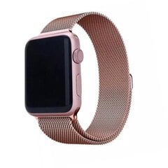 Браслет Devia Elegant Milanese 44мм Apple Watch, розово-золотистый цена и информация | Аксессуары для смарт-часов и браслетов | kaup24.ee