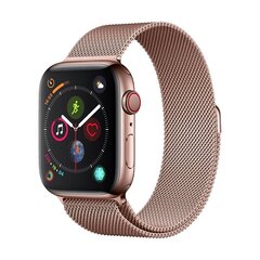 Браслет Devia Elegant Milanese 44мм Apple Watch, розово-золотистый цена и информация | Аксессуары для смарт-часов и браслетов | kaup24.ee