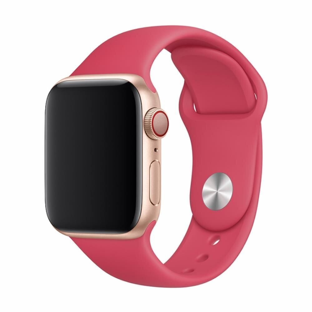 Devia Deluxe Series Sport Band Apple Watch (44mm) jaoks, punane hind ja info | Nutikellade ja nutivõrude tarvikud | kaup24.ee