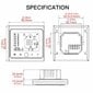 Nutikas Wifi termostaat on mõeldud boileri/katla juhtimiseks цена и информация | Põrandaküte | kaup24.ee