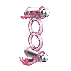 Boss Of Toys BAILE - BUNNY SNUGGLES COCK CLIT RING, 10 vibration functions цена и информация | БДСМ и фетиш | kaup24.ee