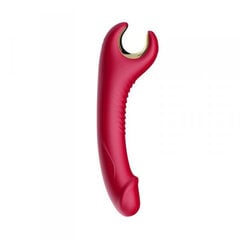 Boss Of Toys Stymulator silicone 9 vibration function Red цена и информация | БДСМ и фетиш | kaup24.ee