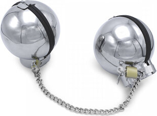 Kiotos Steel Closed Handcuff Stainless Steel Globes цена и информация | БДСМ и фетиш | kaup24.ee