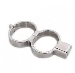 Kiotos Steel Modern Steel Handcuffs цена и информация | БДСМ и фетиш | kaup24.ee