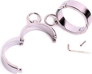 Kiotos Steel Steel Cuffs - Medium цена и информация | БДСМ и фетиш | kaup24.ee