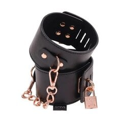 Käerauad Sex & Mischief Brat Locking Cuffs, must hind ja info | BDSM ja fetish | kaup24.ee