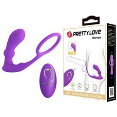 Boss Of Toys PRETTY LOVE - Warren Purple, Wireless remote control 12 pulse wave settings 12 vibration functions цена и информация | БДСМ и фетиш | kaup24.ee