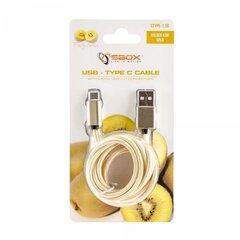 Sbox USB-TYPEC-15G USB-&gt;Type C M/M 1.5 цена и информация | Кабели для телефонов | kaup24.ee