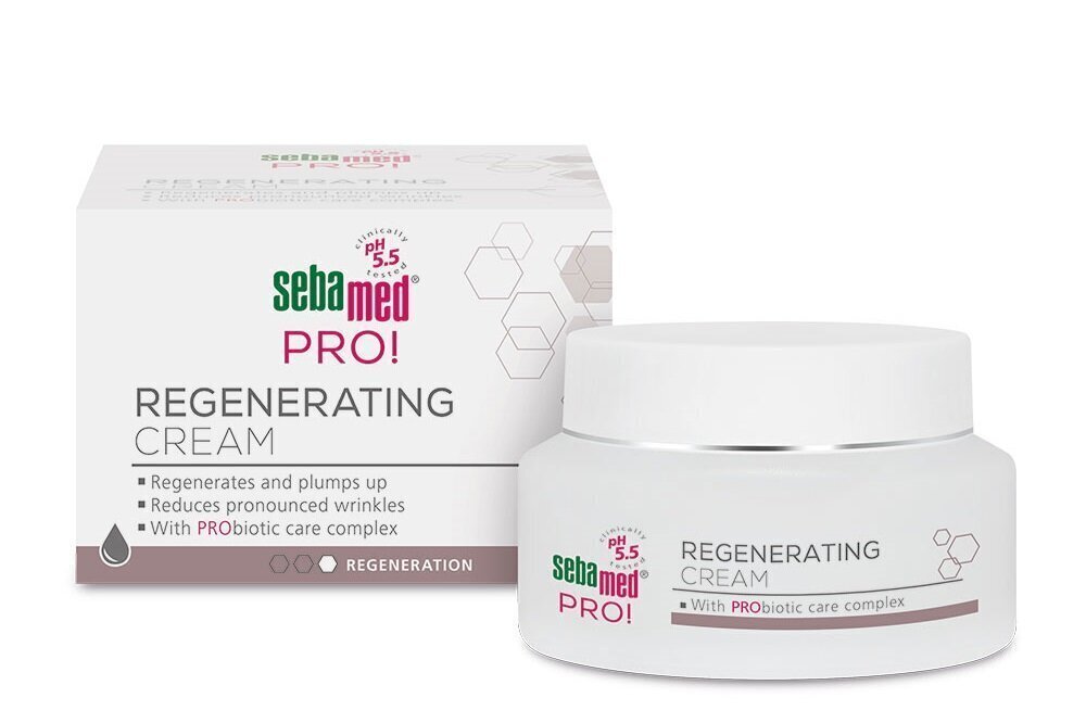 Taastav näokreem probiootikumidega Sebamed PRO Regenerating 50 ml hind ja info | Näokreemid | kaup24.ee