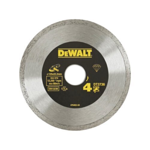 Teemantketas Dewalt 125x1,6x22.2mm - DT3736 цена и информация | Käsitööriistad | kaup24.ee