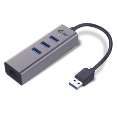 I-TEC U3METALG3HUB цена и информация | Адаптеры и USB-hub | kaup24.ee