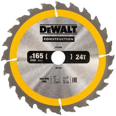 Lõikeketas Dewalt 165x20mm - DT1934-QZ hind ja info | Aiatööriistade lisatarvikud | kaup24.ee