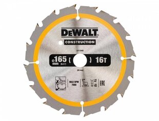 Lõikeketas Dewalt 165x20mm - DT1948-QZ hind ja info | Aiatööriistade lisatarvikud | kaup24.ee