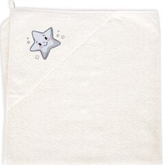 Детское полотенце с капюшоном CebaBaby Star, 100x100 см цена и информация | Maudynių prekės | kaup24.ee