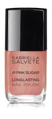Küünelakk Gabriella Salvete Longlasting Enamel 11 ml, 41 Pink Sugar цена и информация | Лаки для ногтей, укрепители для ногтей | kaup24.ee